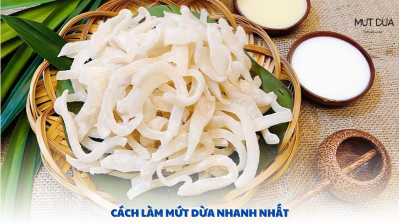 cách làm mứt dừa nhanh nhất